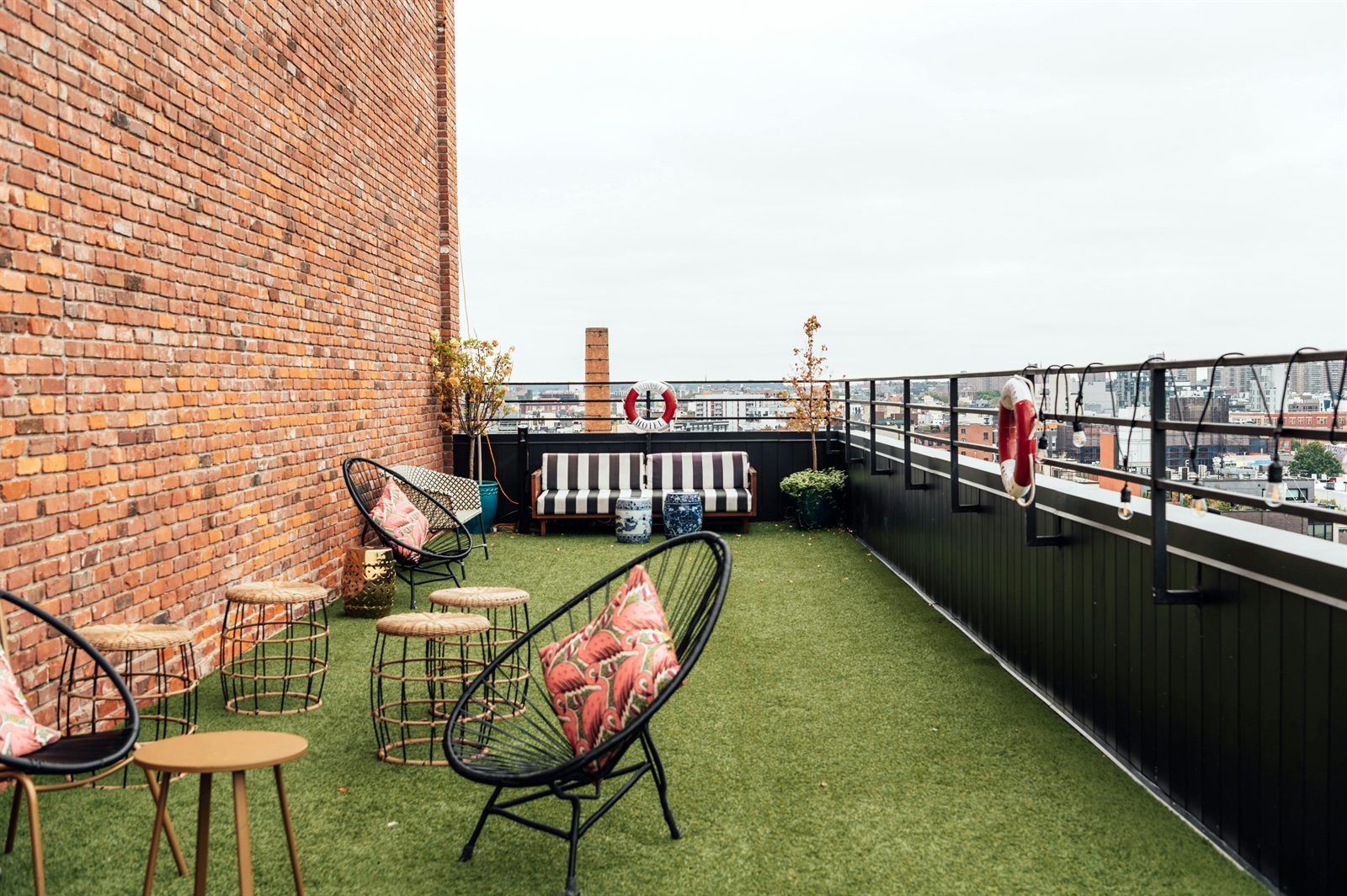 New York concrete patio repair and installation area